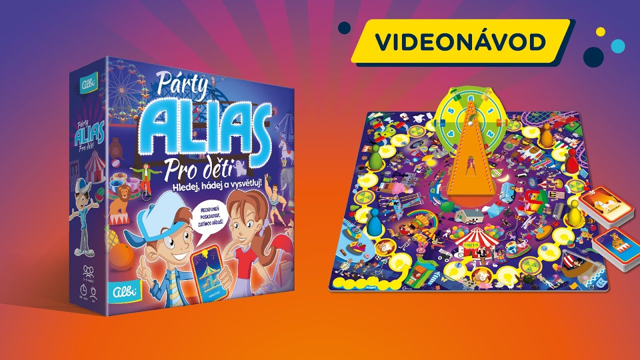 Párty Alias: Pre deti - videonávod k českému ekvivalentu hry