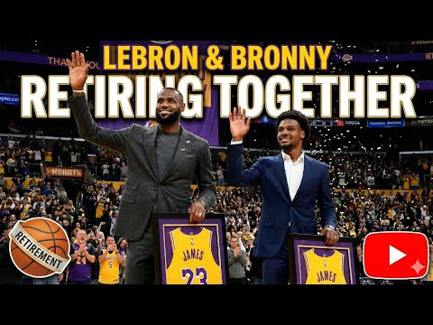LeBron And Bronny James RETIRING TOGETHER? 😳