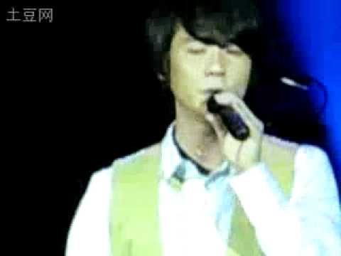 Andy singing First Love by Shinhwa