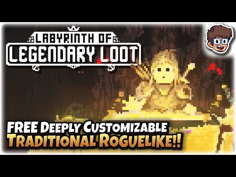 FREE Deeply Customizable Traditional Roguelike!! | Let's Try Labyrinth of Legendary Loot