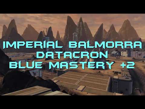 Imperial Balmorra Datacron Blue Mastery +2