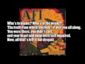 AFI Three Reasons w/ lyrics