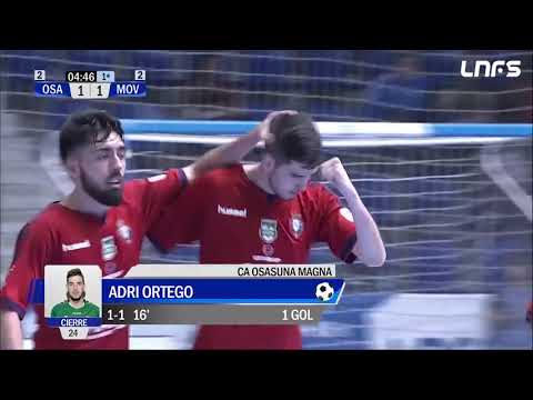 Gol Adri Ortego (1-1) Osasuna Magna - Movistar Inter. J26, 1Div. LNFS