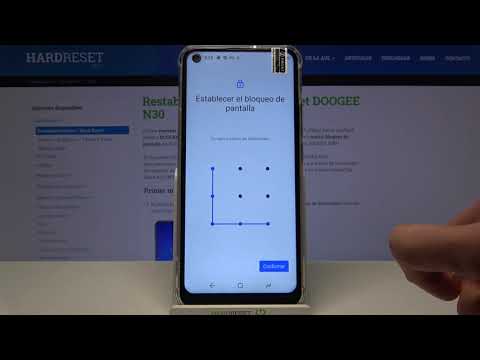 Cómo configurar bloqueo de pantalla en DOOGEE N30 - poner patrón, pin o contraseña