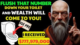 UNEXPECTED MONEY: Flush this number down the toilet and I received $50 MILLIONS- Buddhist teachings