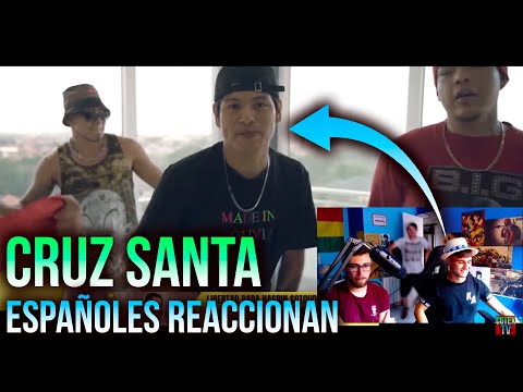 ESPAÑOLES REACCIONAN A CRUZ SANTA - LA BANDERA TA AL REVÉS *LES ENCANTA* 🇧🇴