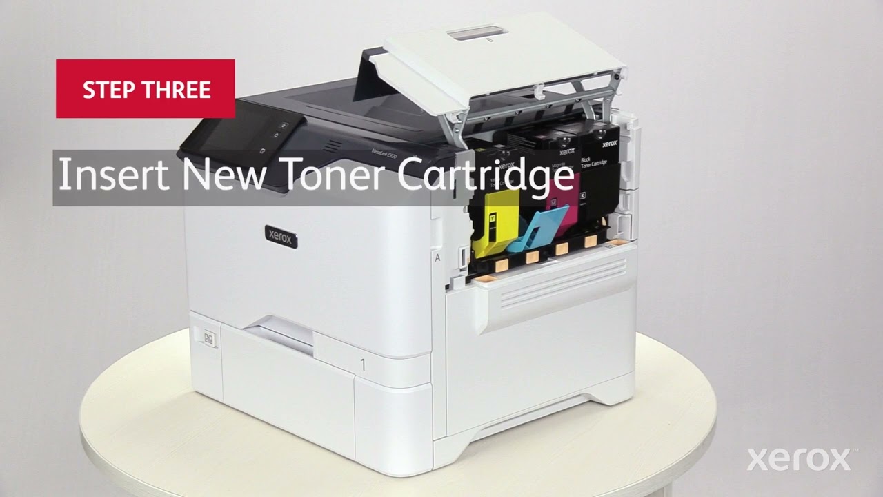 Xerox® VersaLink® C620 Color Printer Replace the Toner Cartridges