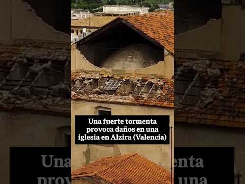 🌧️ ☔ UNA FUERTE TORMENTA PROVOCA DAÑOS EN ALZIRA (VALENCIA)