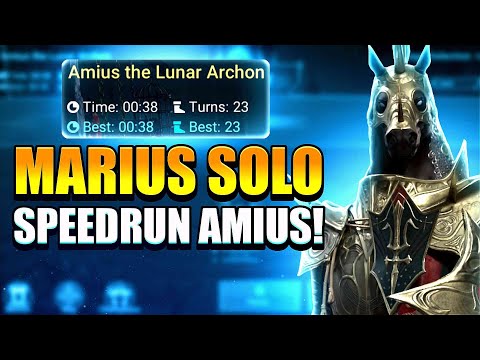 How MARIUS Broke Raid: Shadow Legends | Full Endgame SOLO vs Amius