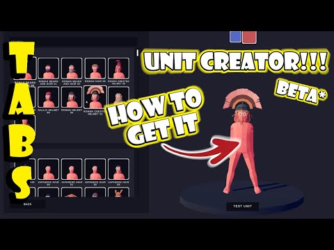 TABS | New Unit Creator Update | How to Get the Beta on PC