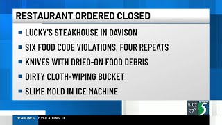 Lucky's Steakhouse Closed