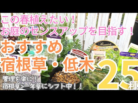 園芸 春の木々や低木