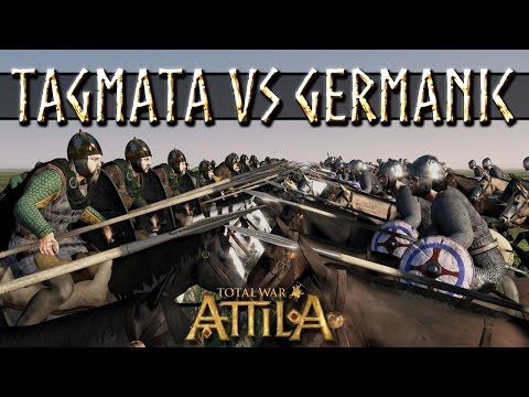 Total War Attila Patch 2 Mechanics - Tagmata vs Noble Germanic Horse