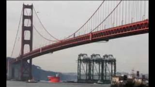 Cranes Clear Golden Gate Bridge