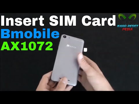 Bmobile AX1072 Insert The SIM