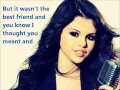 Selena Gomez I Won't Apologize lyric video ...