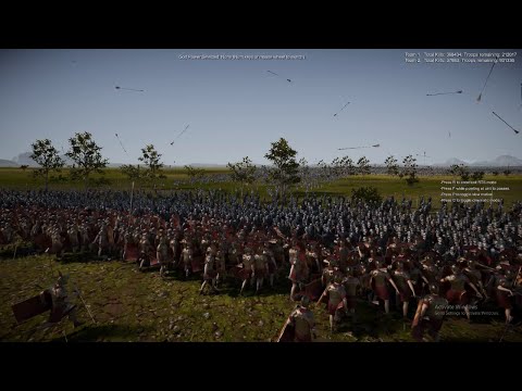 When 1.3 Million Medieval and Romans Clash Ultimate Epic Battle Simulator 2 UEBS 2