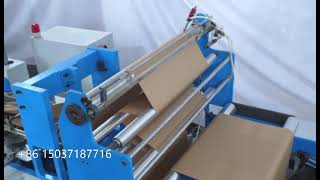 2022 square bottom paper bag making machine with factory price