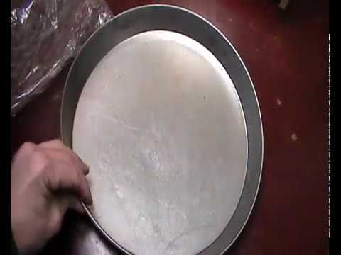 Alphin Pans 12inch Tapered Tin Plate W/Rim Aluminium Deep Pizza Pan