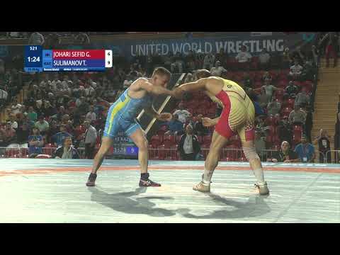 BRONZE FS - 78 kg: G. JOHARI SEFID (IRI) v. T. SULIMANOV (KAZ)