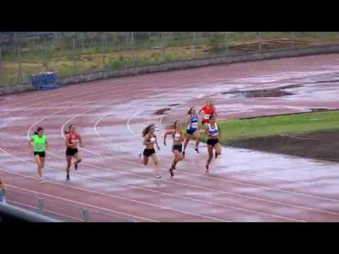 FINAL 200m damas menor - Nac. menor cadete 2016