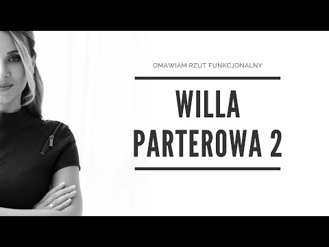 WILLA PARTEROWA 2 MG PROJEKT - omówienie rzutu funkcjonalnego dom parterowy