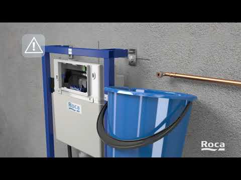 ROCA DUPLO SMART WC - Concealed cistern for Smart Toilets  - Installation
