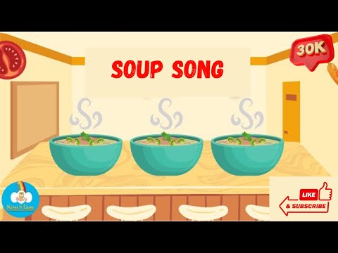 Soup song | Vegetable Song | Nursery Rhymes & Kids Songs | Notes N Lines