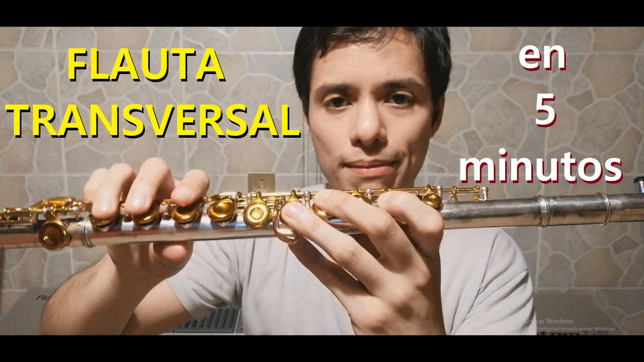 Learn to play the transverse flute in just 5 minutes!