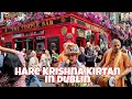 HARE KRISHNA KIRTAN IN DUBLIN IRELAND AT TEMPLE BAR KIRTAN IN IRISH PUB HARE KRISHNA IN EUROPE