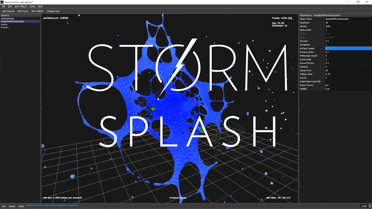 STORM // Splash Tutorial