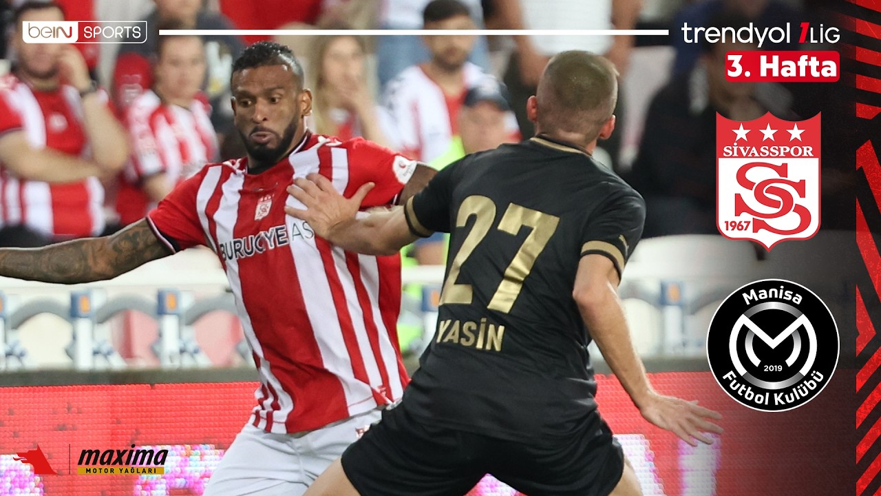 Sivasspor - Manisa FK | Match HIGHLIGHTS Week 3 | Trendyol 1. Lig - 2026/27