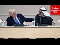 FULL REMARKS Trump Speaks At Business Forum Alongside Crown Prince Sheikh Khaled In Abu Dhabi