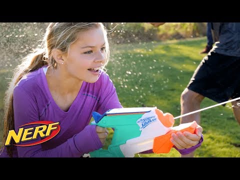 Видео обзор Водный бластер Nerf Super Soaker Twin Tide