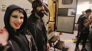 Skrillex with Ethan from Crystal Castles