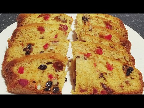 क्रिसमस फ्रूट केक | Christmas Fruit Cake | Without Oven | Christmas Special | Rukshana Food