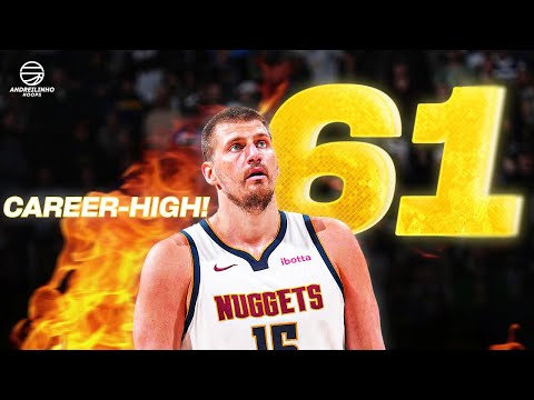 Nikola Jokic CAREER-HIGH 61 POINTS vs Timberwolves! ● Full Highlights ● 01.04.25 ● 1080P 60 FPS