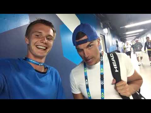 Rafa Impersonator with Alexander Bublik