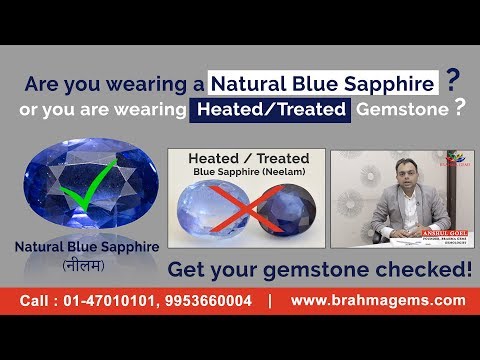Know Why you should not wear Heated/Treated Blue Sapphire (Neelam)