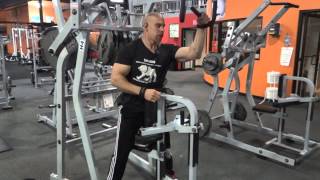 Kurt Weidner HS One Arm Hi Row 5 plates x 15