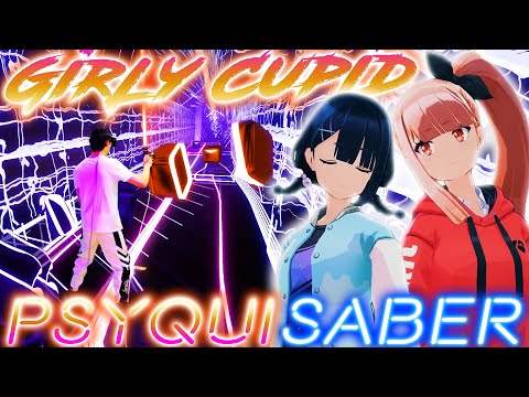 PSYQUI ft. Marpril - Girly Cupid | BEAT SABER Mixed Reality ビートセイバー