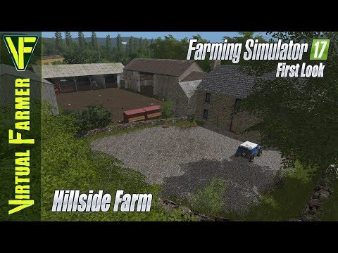 Hillside Farm by farmerdazza: Farming Simulator 17 Map First Look