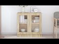 Vetrina Rovere Sonoma 82,5x30,5x80 cm in Legno Multistrato - Foto miniatura 1