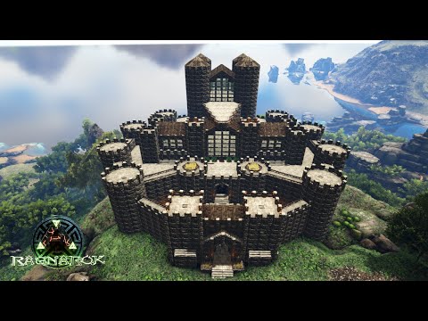 ARK: Building A Castle Part 4 - CAMELOT Lite RP Server - Speed Build