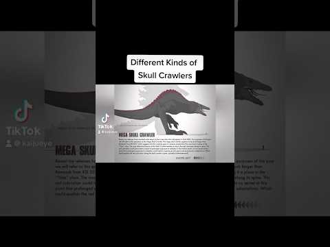 Skull Crawlers all types #godzilla #skullcrawler #monsterverse #kong #reels