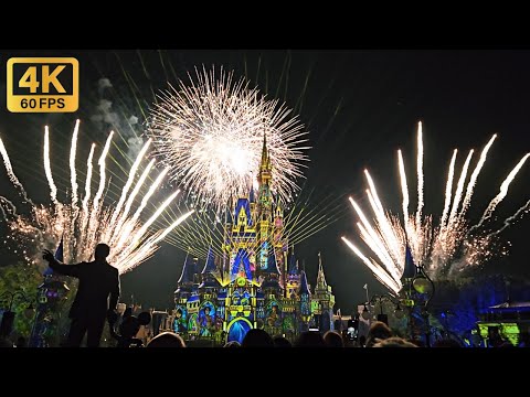 Magic Kingdom Happily Ever After Fireworks 2024 (Full Show 4K) Walt Disney World - JAN 17, 2024