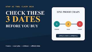 UTAP AI Tool Claim 2026: Check These 3 Dates Before You Buy