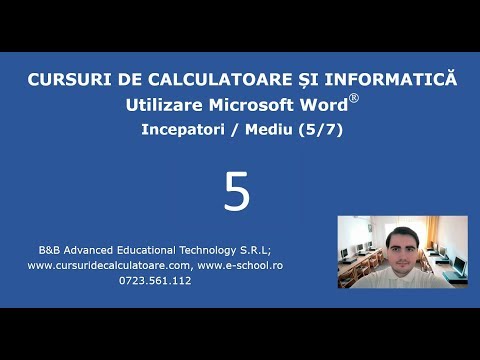 Curs Word incepatori - 5 - Office 2016 - Ilustratii, forme, chenare, antet, subsol, numerotare