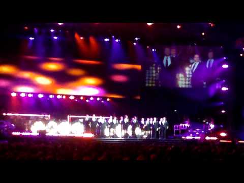 Only Men Aloud Rain on my parade Ryder cup concert