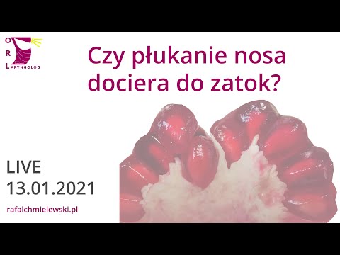 Czy płukanie nosa dociera do zatok? - odpowiedź z live'a 13.01.2021 - R. Chmielewski i P. Zielińska
